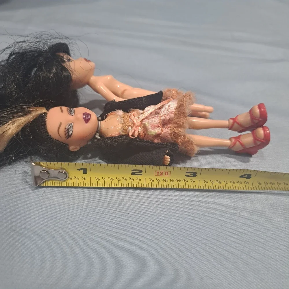 VTG‎ Lil Bratz Mini Doll Lot Black Hair Y2K 2000s Collectible Toy
